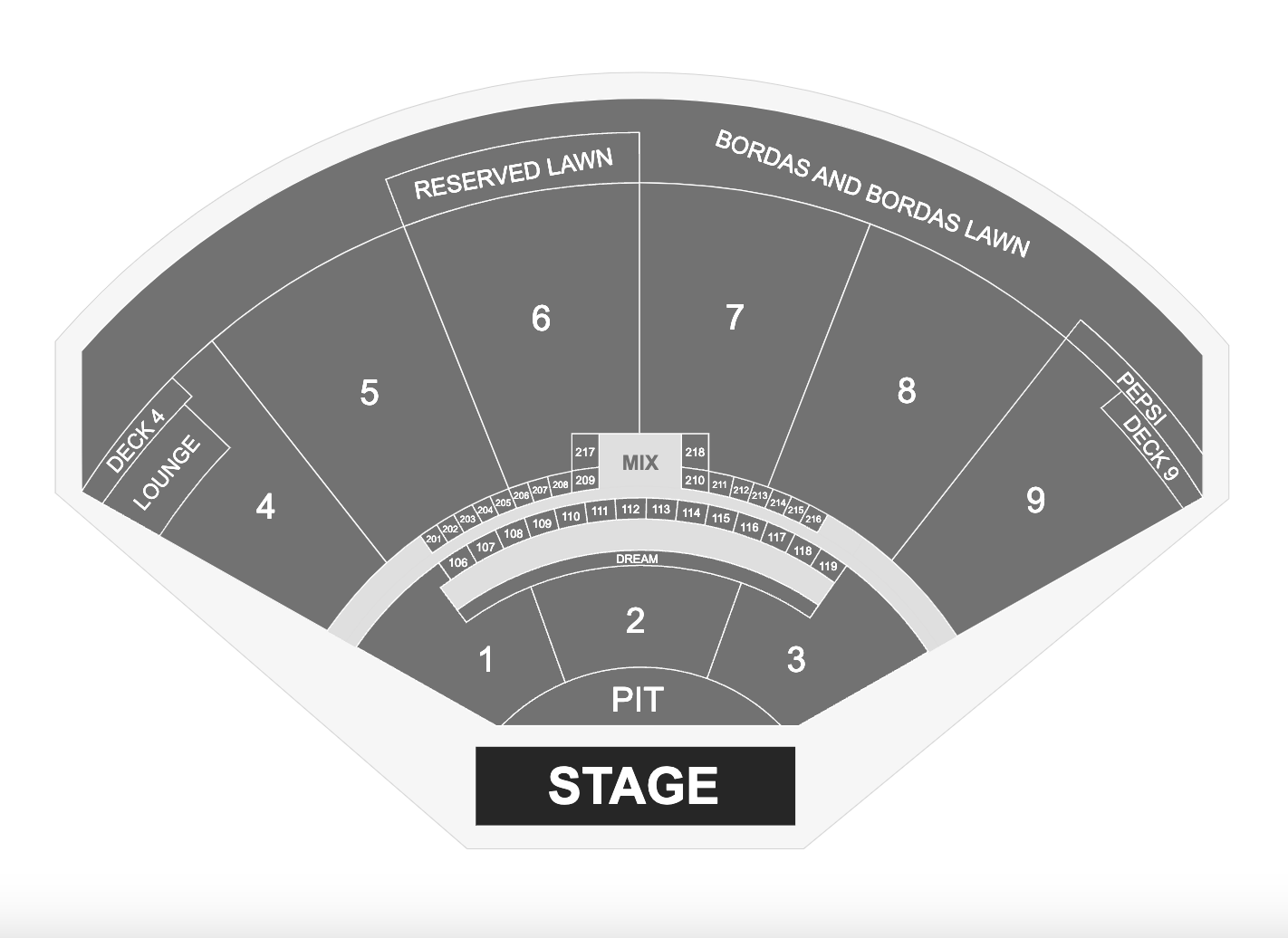 Oak Mtn Amphitheatre Seating Chart Elcho Table